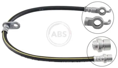 SL7054 PRZEWÓD HAMULCOWY GIĘTKI CITROEN C1 II 14- PP A.B.S. подбор по vin на Brocar