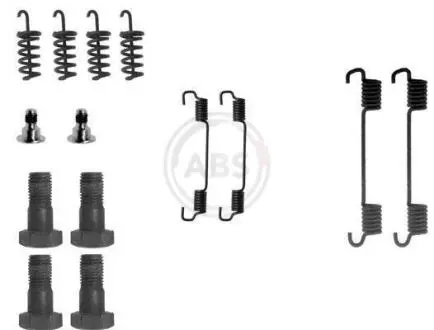 0716Q Комплект монтажний барабанних гальм зад MB W140/C140/S203/W203 91-07 165х25 A.B.S. підбір по vin на Brocar