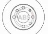 15748 Гальмівний диск перед. Astra/Combo/Corsa/Kadett/Nova (82-04) A.B.S. підбір по vin на Brocar