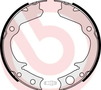 S78508 Гальмівні колодки барабанні Brembo BREMBO підбір по vin на Brocar