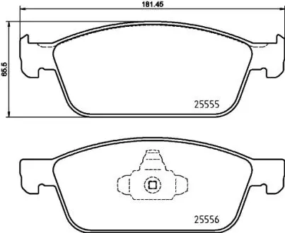 P24199 Гальмівні колодки дискові BREMBO підбір по vin на Brocar