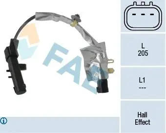 79375 Датчик імпульсів, Датчик імпульсів, маховик FAE підбір по vin на Brocar