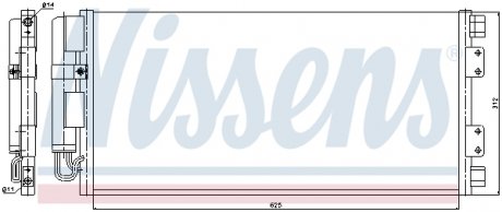 94781 Конденсер кондиционера NISSENS подбор по vin на Brocar