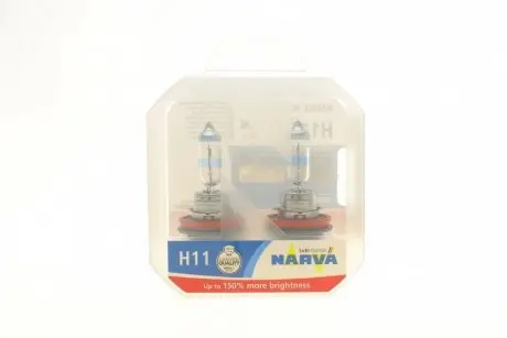 481012100 Автолампа H11 12V 55W PGJ19-2 Range Power 150 (к-кт 2 шт.) NARVA подбор по vin на Brocar