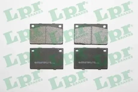 05P161 Комплект тормозных колодок, дисковый тормоз LPR підбір по vin на Brocar