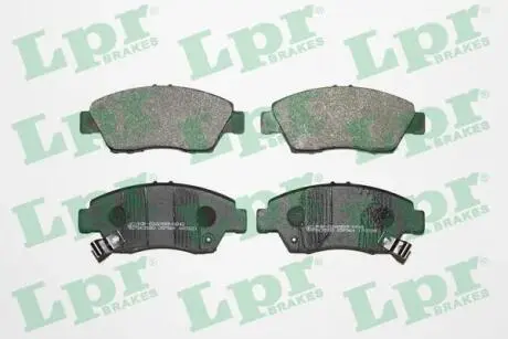 05P564 Комплект тормозных колодок, дисковый тормоз LPR подбор по vin на Brocar
