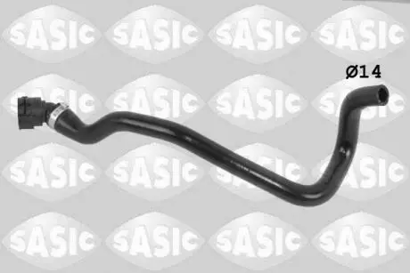 3400233 Шланг гумовий системи охолодження SASIC підбір по vin на Brocar