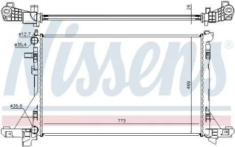630732 Радиатора NISSENS подбор по vin на Brocar