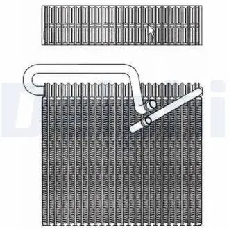 TSP0525148 Випарник кондиціонера ASTRA G 04- DELPHI підбір по vin на Brocar