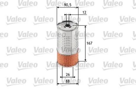 586518 Фільтр масла VALEO підбір по vin на Brocar