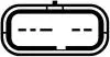 8ET009142391 Расходомер воздуха (6 конт.) FORD FIESTA V/PEUGEOT 206, 207 1.4D 01- HELLA підбір по vin на Brocar