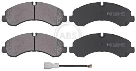 35141 KLOCKI HAMULC. MITSUBISHI CANTER 05-10 PRZÓD A.B.S. підбір по vin на Brocar