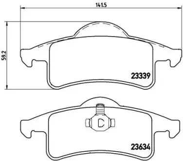 P37006 Колодки тормозные дисковые BREMBO подбор по vin на Brocar