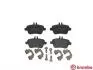 P50091 Колодки гальмівні (задні) MB A-class (W176)/B-class (W246) 11- BREMBO підбір по vin на Brocar