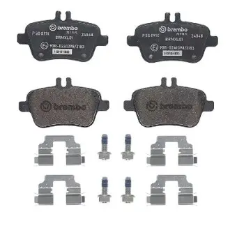 P50091X Гальмівні колодки дискові BREMBO підбір по vin на Brocar