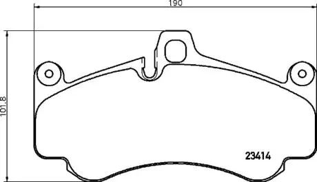 P65032 Тормозные колодки дисковые BREMBO підбір по vin на Brocar