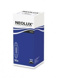 N264 Автолампа Neolux n264 C10W SV8,5-8 10 W белая NEOLUX підбір по vin на Brocar