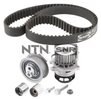 KDP457761 Комплект ГРМ (ремень + ролик + водяной насос) AUDI A1, TT, VW GOLF VI, POLO, SCIROCCO 2.0 05.08- SNR NTN підбір по vin на Brocar