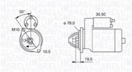 063721158010 Стартер MAGNETI MARELLI підбір по vin на Brocar