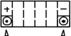 YT7BBS МОТО Yuasa 12V 6,5Ah MF VRLA Battery AGM YT7B-BS(сухозаряжений) YUASA підбір по vin на Brocar