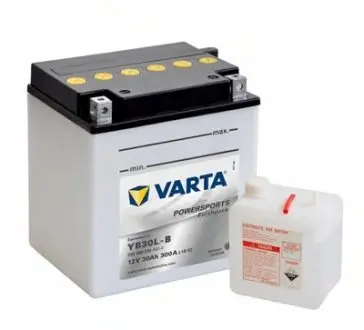 530400030 Аккумулятор для мототехники VARTA POWERSPORTS FP 12V 30Ah 300A 10,65kg 168x132x176 мм VARTA подбор по vin на Brocar