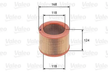 585621 Воздушный фильтр VALEO подбор по vin на Brocar