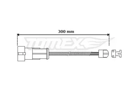 3053 CZUJNIK KLOCK. HAMULC. IVECO DAILY 96-06 P,T TOMEX підбір по vin на Brocar