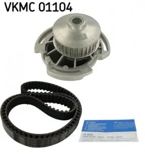 VKMC01104 Комплект (ремінь+ролик+помпа) SKF підбір по vin на Brocar
