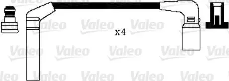 346040 Дроти запалення, набір VALEO підбір по vin на Brocar