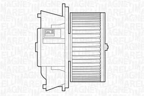 069412503010 Вентилятор салона FIAT DOBLO 01- MAGNETI MARELLI подбор по vin на Brocar