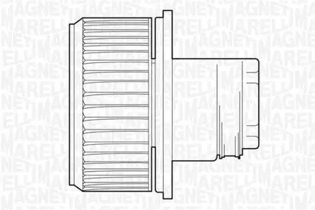 069412523010 Вентилятор отопителя (с конд.) FIAT DUCATO 2002 A.C. [069412523010] MAGNETI MARELLI підбір по vin на Brocar