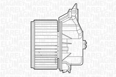 069412529010 Електродвигун, вентиляція салону MAGNETI MARELLI підбір по vin на Brocar
