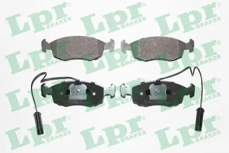 05P755 Гальмівні колодки, дискове гальмо (набір) LPR підбір по vin на Brocar