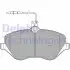 Тормозные колодки дисковые CITROEN/PEUGEOT C5/C6/607/407 "F "04>> LP1891
