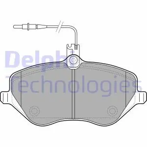 LP1891 Тормозные колодки дисковые CITROEN/PEUGEOT C5/C6/607/407 "F "04>> DELPHI подбор по vin на Brocar