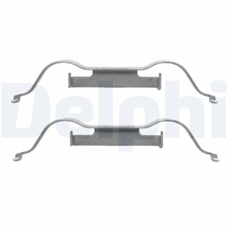 LX0508 Комплектующие, колодки дискового тормоза DELPHI підбір по vin на Brocar
