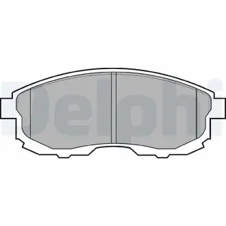 LP812 Тормозные колодки передн.Tiida 04-,Juke 14-,Maxima QX DELPHI підбір по vin на Brocar