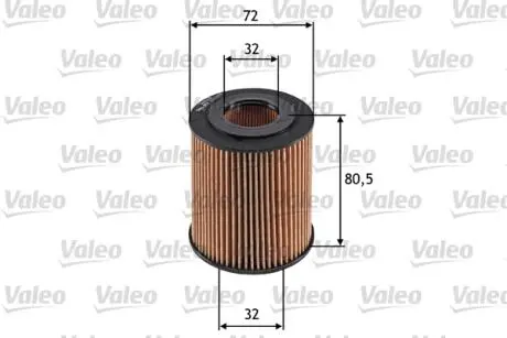 586551 Масляный фильтр VALEO подбор по vin на Brocar
