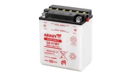 YB14A2 МОТО Yuasa 12V 14,7 Ah YuMicron Battery YB14-A2 (сухозаряджений) YUASA підбір по vin на Brocar