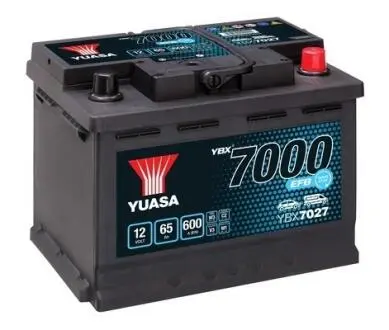 YBX7027 Стартерная аккумуляторная батарея YUASA подбор по vin на Brocar