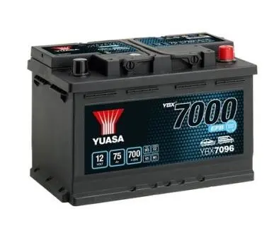 YBX7096 Стартерная аккумуляторная батарея YUASA подбор по vin на Brocar