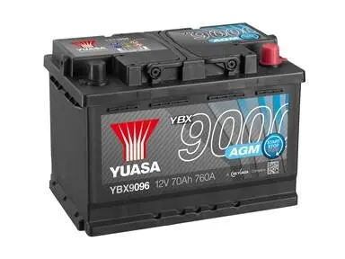 YBX9096 Стартерная аккумуляторная батарея YUASA подбор по vin на Brocar