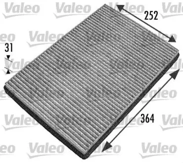 698744 Фильтр, воздух во внутренном пространстве VALEO подбор по vin на Brocar