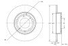 TX7306 TARCZA HAMULC. VW GOLF IV 98-03 TYŁ 4MOTION TOMEX підбір по vin на Brocar