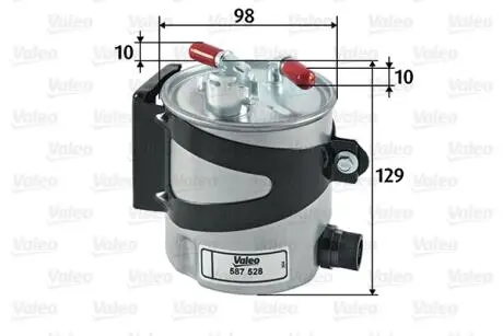 587528 Фільтр палива VALEO підбір по vin на Brocar
