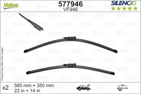 577946 Щітка склоочисника VALEO підбір по vin на Brocar