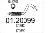 Труба вихлопного газу 01.20099