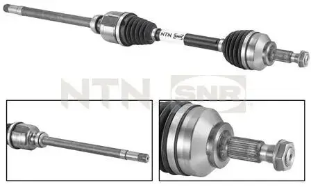DK59002 Полуось приводная SNR NTN підбір по vin на Brocar