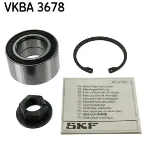 VKBA3678 Підшипник кульковий d>30 SKF підбір по vin на Brocar