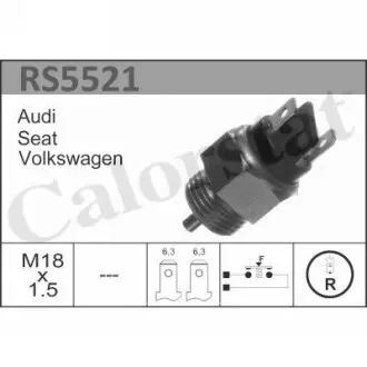 RS5521 Перемикач світла задн.хода AUDI 80/100, Golf,Jetta,Passat,Polo VERNET підбір по vin на Brocar
